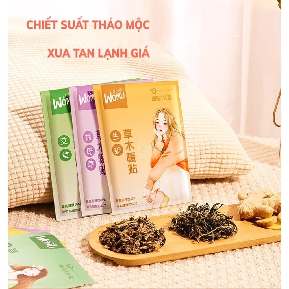 🍉(Set) Miếng dán giữ nhiệt giảm đau bụng kinh Mowu DUASHOP🍉. #NT03