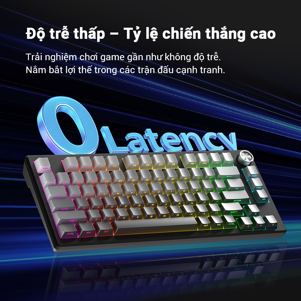 Bàn Phím Có Dây FURYCUBE IP75, 75% Layout, PBT Bền Đẹp, RGB Nhẹ Nhàng, Win&macOS, Núm Xoay Tiện Lợi | BigBuy360 - bigbuy360.vn