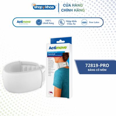 Băng Cổ Mềm 72819-PRO Hỗ Trợ Vùng Cổ [Actimove] , Màu Trắng. Nhập Khẩu Châu Âu (1 cái)