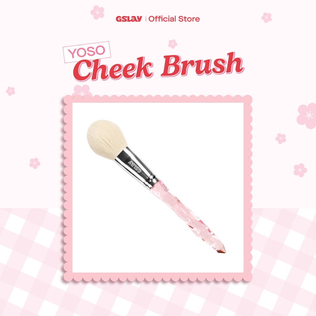 [QUÀ TẶNG] Cọ Má Hồng GSLAY YOSO Cheek Brush lông cọ mềm mượt, tán phấn đều màu 23,5g