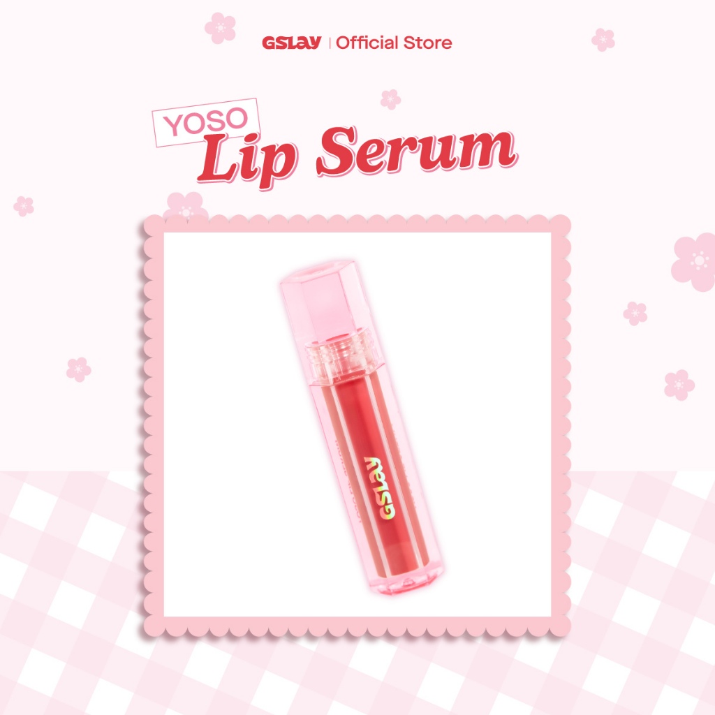 [LIVESTREAM KOL]Son Dưỡng Bóng Có Màu Thuần Chay GSLAY YOSO Lip Serum dưỡng ẩm, tái tạo môi 1ml