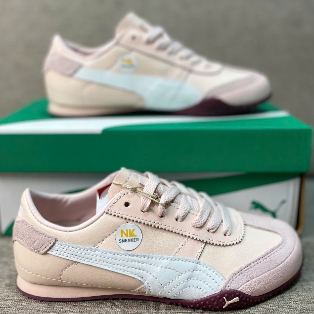 Giày Puma Bella UT Chính Hãng | Sneaker Puma Bella UT Basic Màu Hồng | Nam Nữ | Đi Êm, Dễ Mang