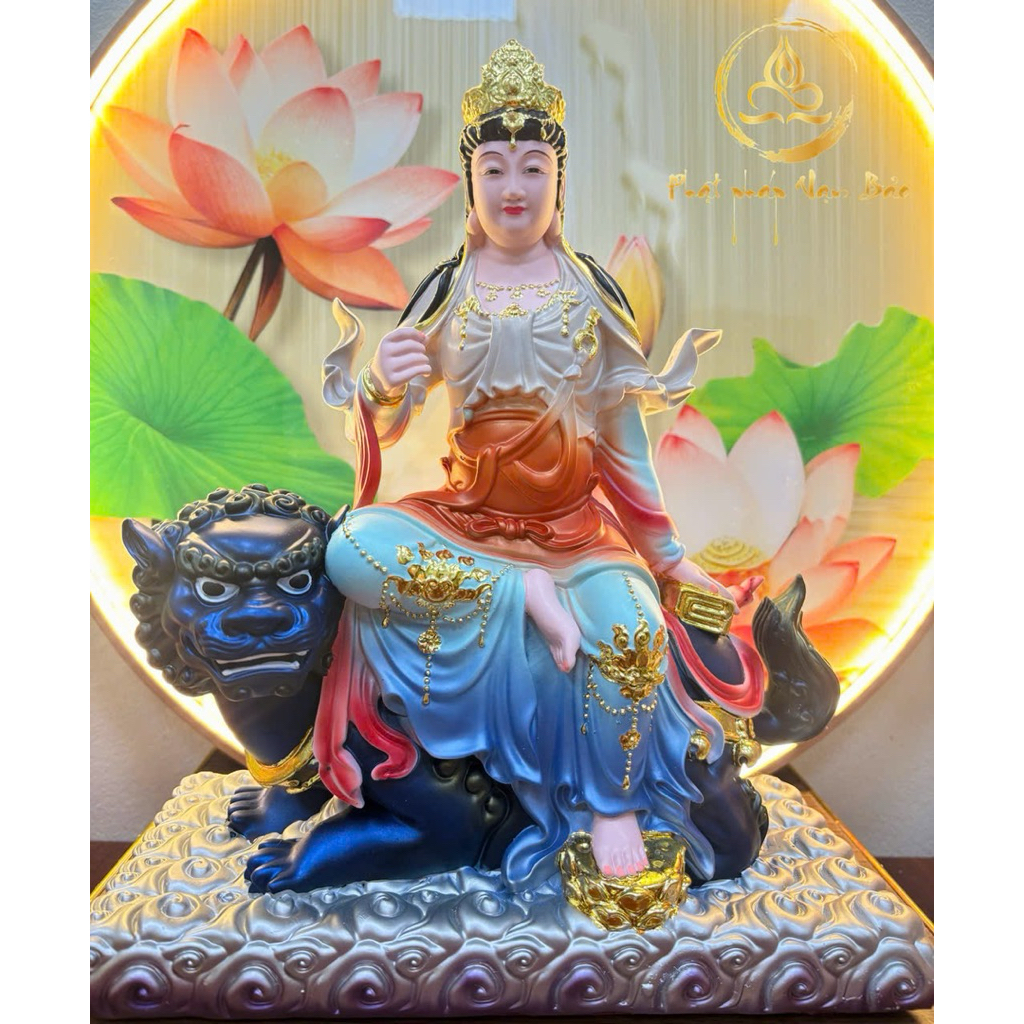 tượng văn thù , cao 30cm,y áo đẹp