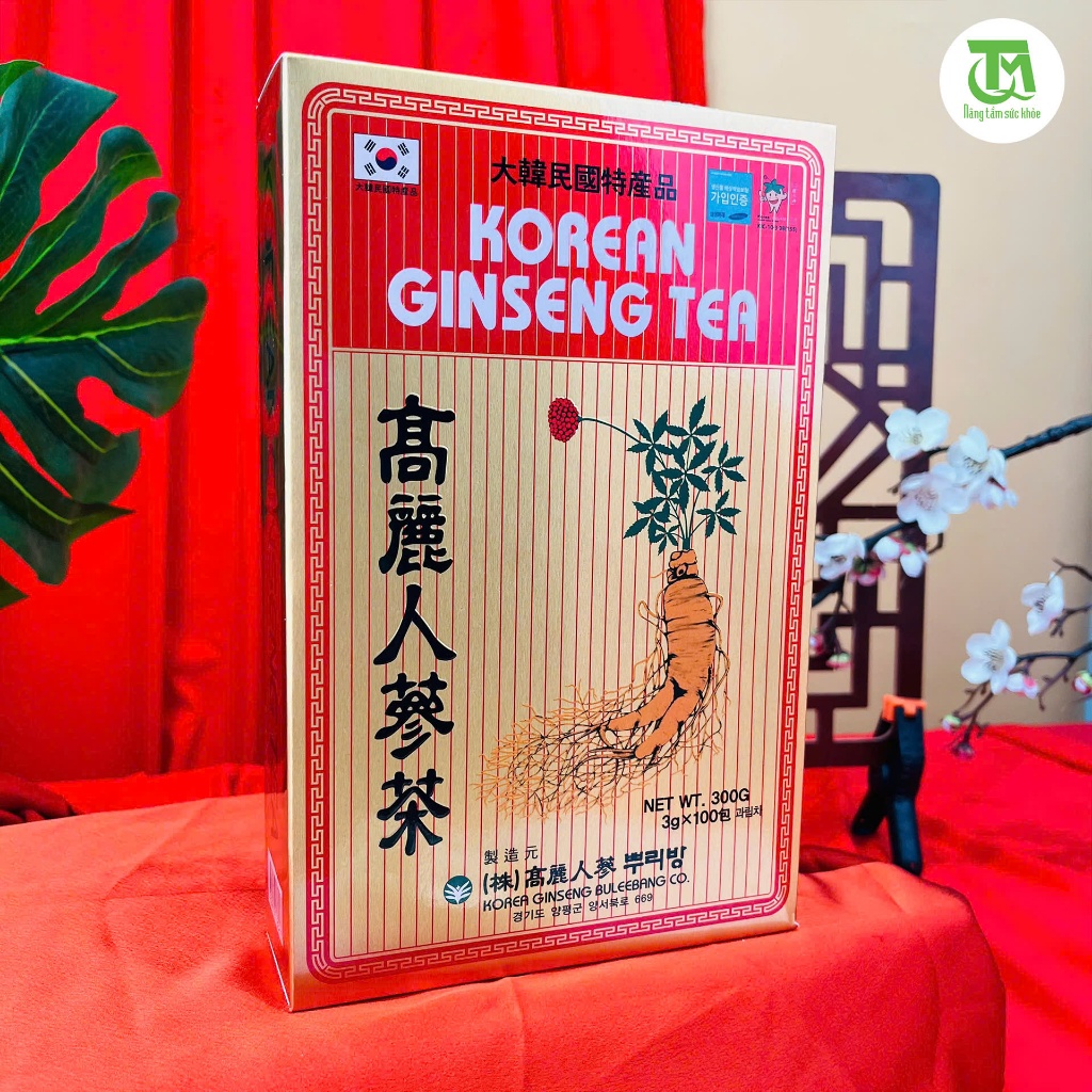 Trà nhân sâm korean ginseng Tea 3gr*100 gói
