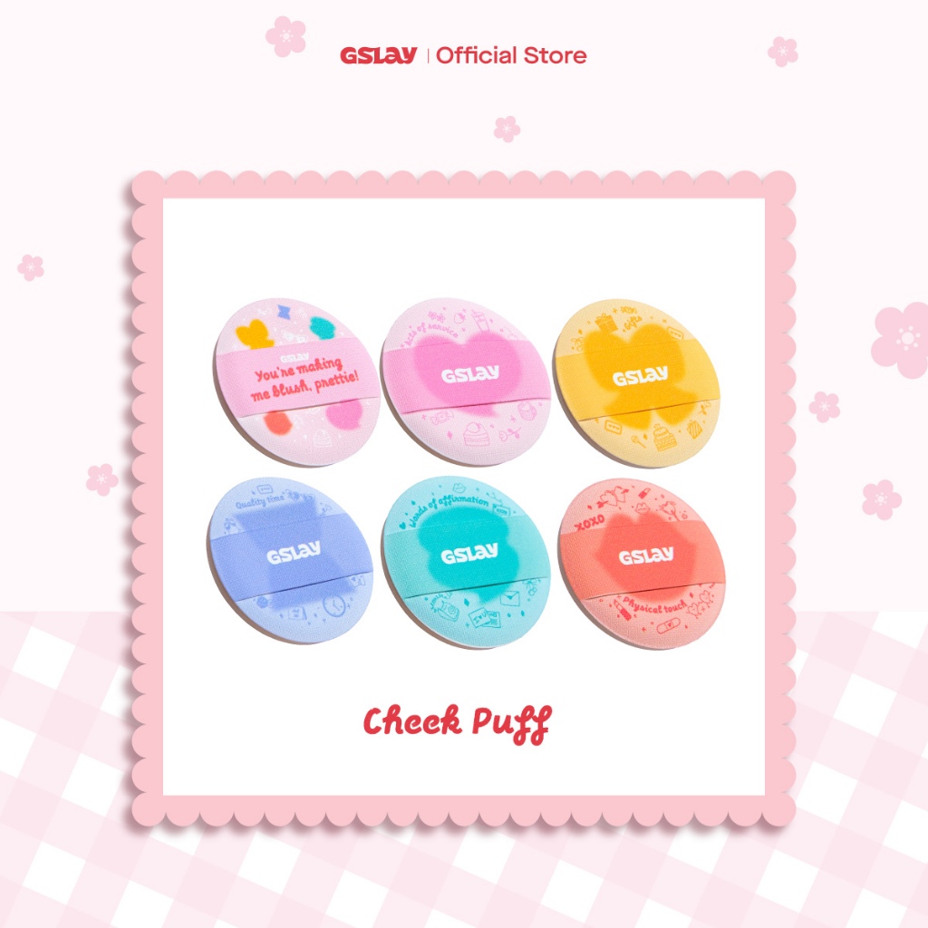 [QUÀ TẶNG] Mút Trang Điểm Mini Đánh Má Hồng Tiện Lợi - GSLAY Cheeky Puff (Ngẫu nhiên)