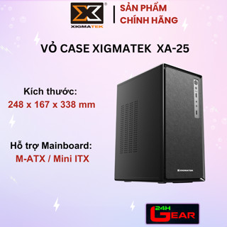 Vỏ máy tính Case XIGMATEK XS-25 (Hỗ trợ Mainboard: Micro-ATX, ITX) - Chính Hãng