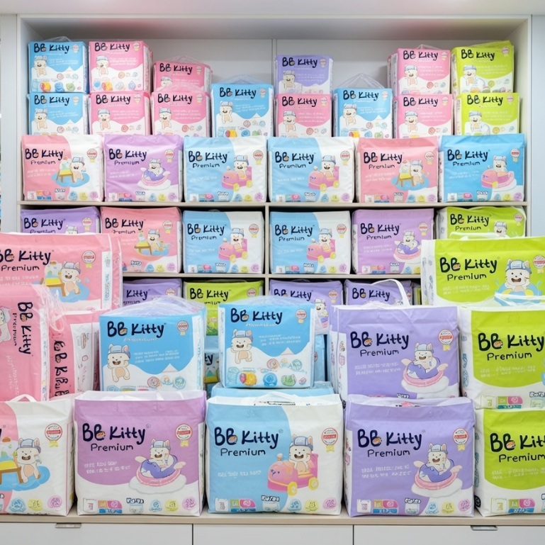 [DEAL MUA 3 TẶNG 1 BỊCH BB KITTY] COMBO 03 Bịch Bỉm BB Kitty Premium