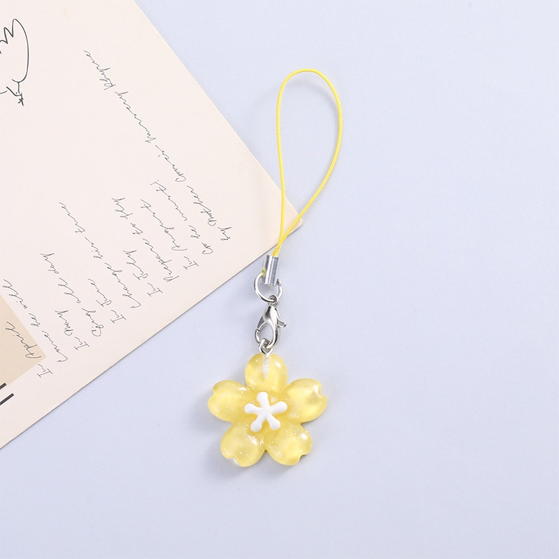 【Elevn】Trái tim cô gái thạch hoa anh đào điện thoại mặt dây chuyền dễ thương hộp đựng tai nghe đa năng dây đeo | BigBuy360 - bigbuy360.vn