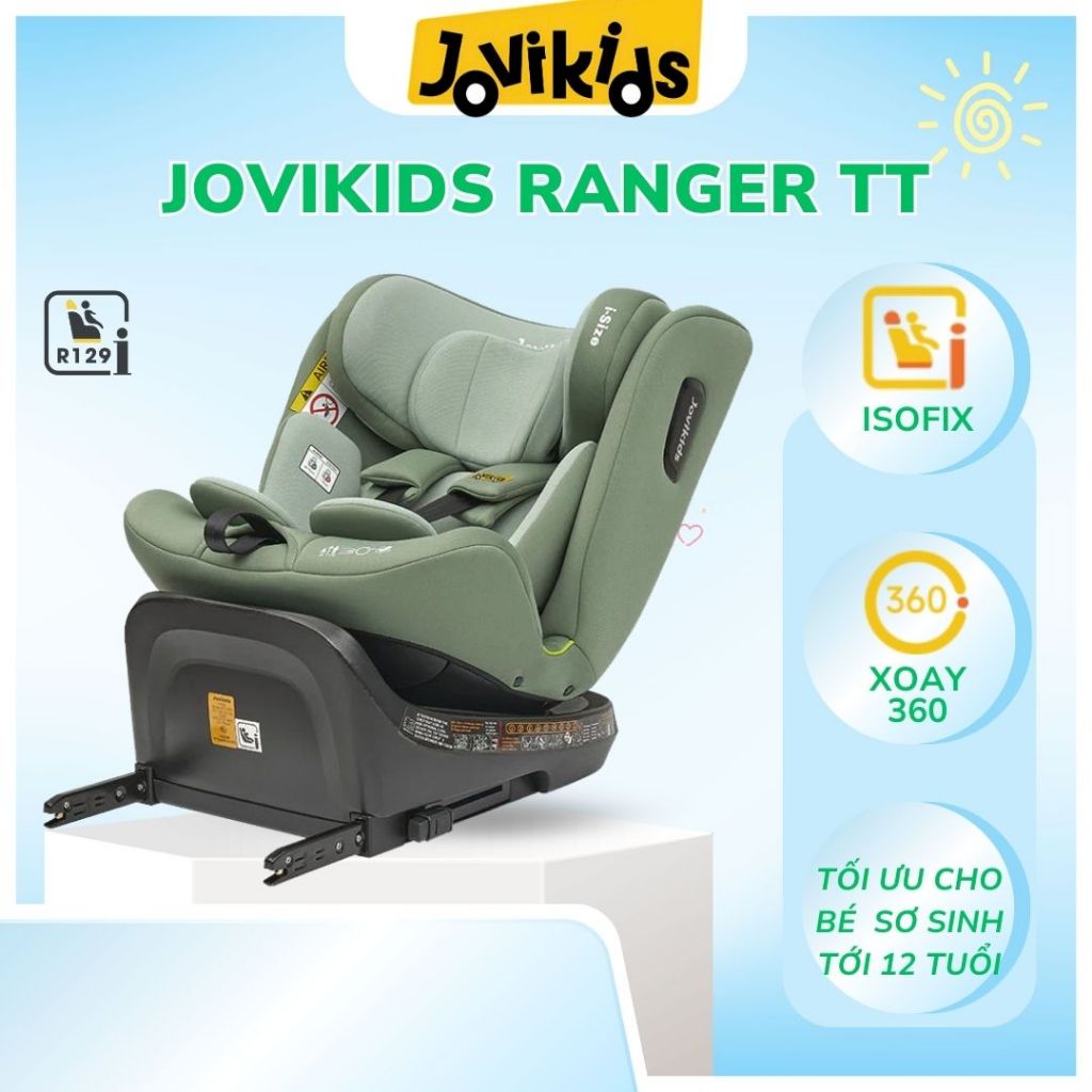 Ghế ngồi ô tô trẻ em Jovikids Ranger TT