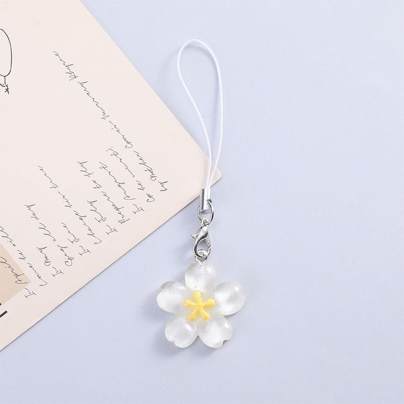 【Elevn】Trái tim cô gái thạch hoa anh đào điện thoại mặt dây chuyền dễ thương hộp đựng tai nghe đa năng dây đeo | BigBuy360 - bigbuy360.vn