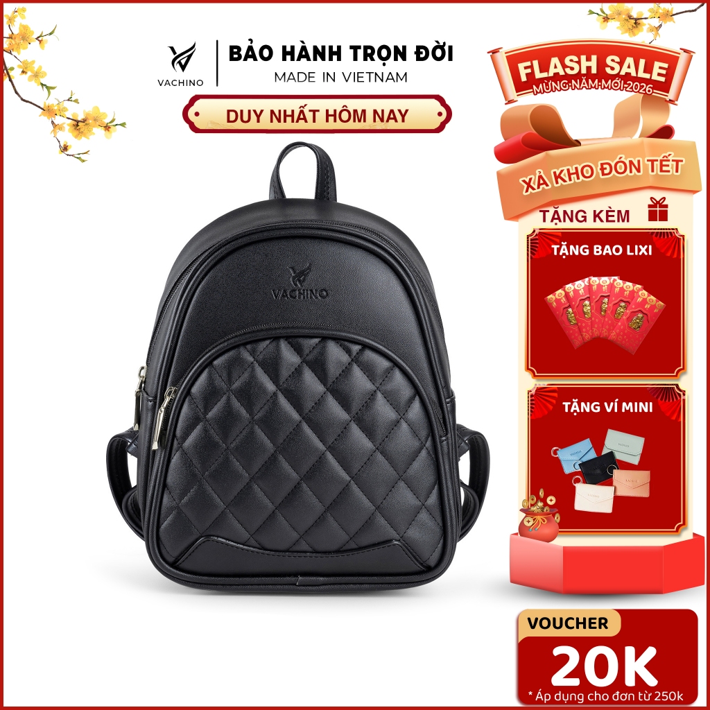 Balo Vachino - Balo da nữ thêu hoạ tiết thời trang nhiều màu VACHINO-BG038