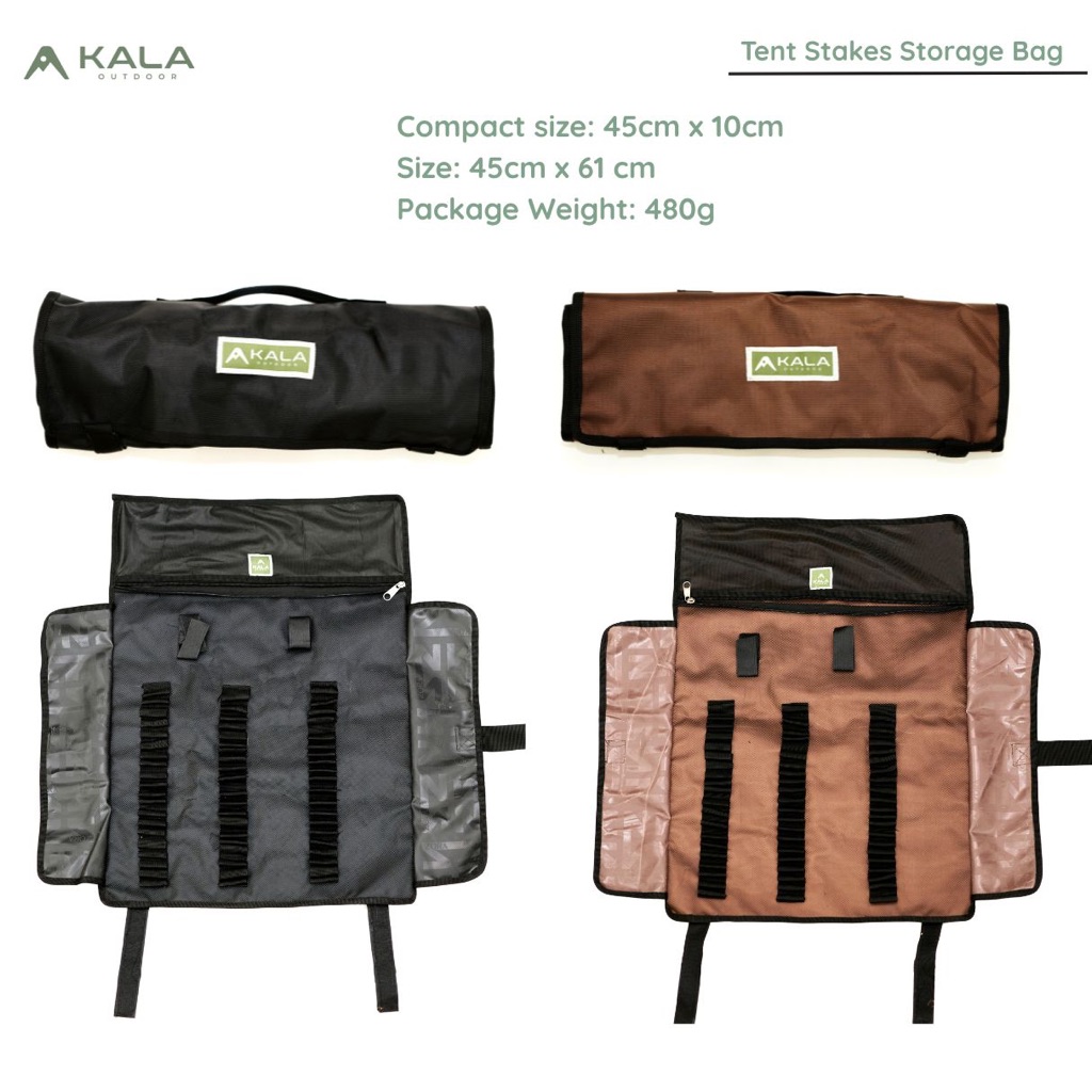 Túi Kala đựng cọc dây phụ kiện cắm trại/ Tent Stakes Storage Bag’s Kala Outdoor