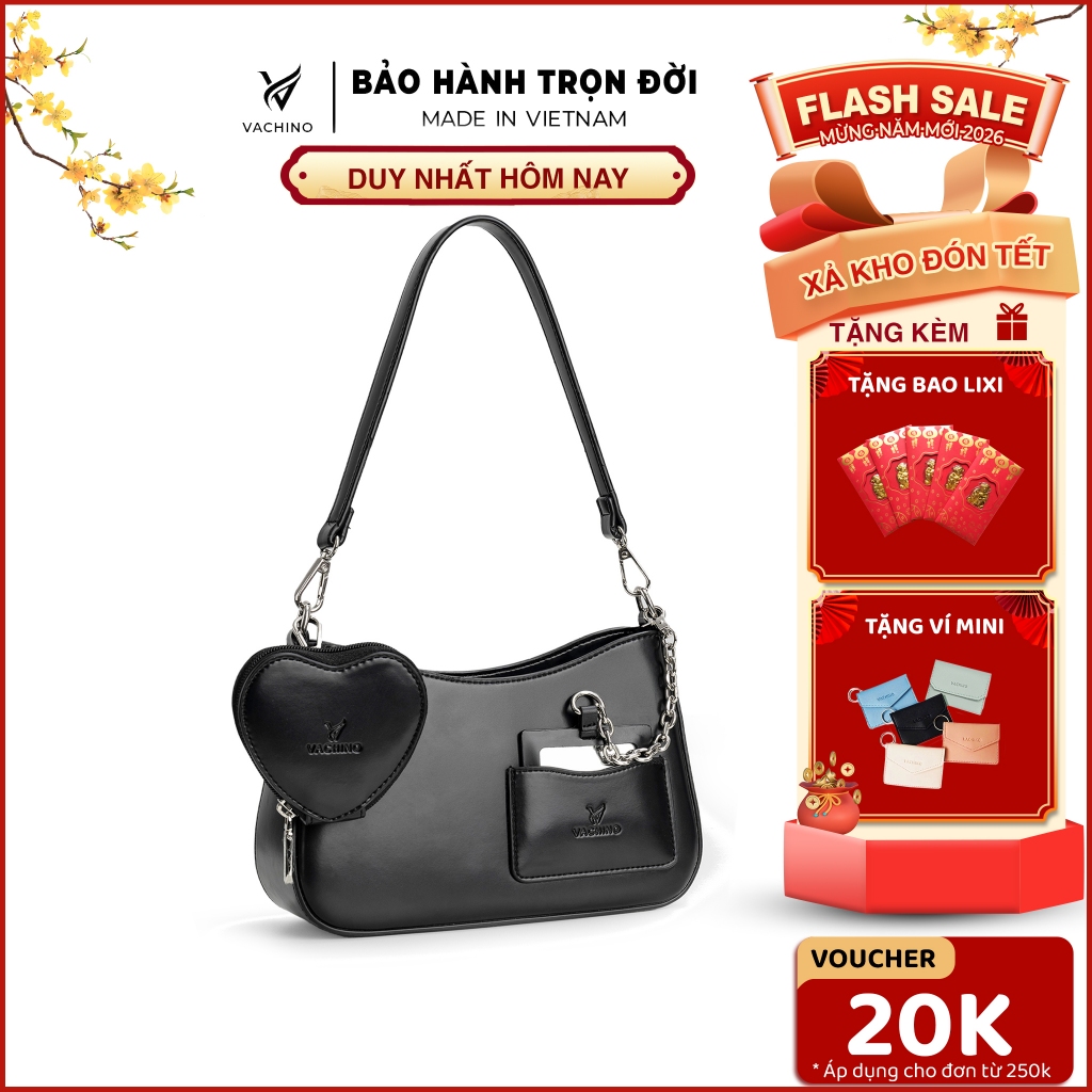 Túi vachino (Túi nữ thiết kế tinh tế thời trang cao cấp - Túi xách đeo chéo da sang chảnh TX065