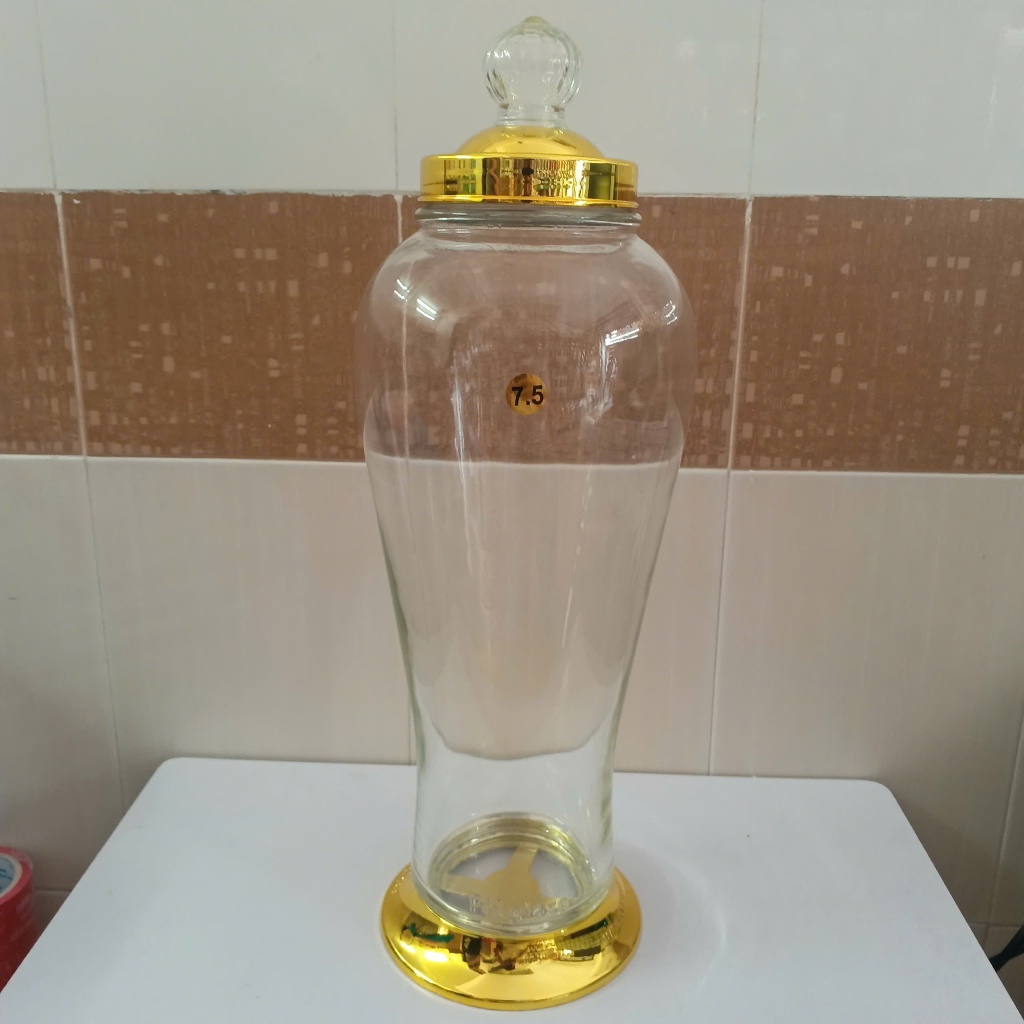 BÌNH NGÂM RƯỢU THUỶ TINH PHÚ HÒA 7.5 LÍT
