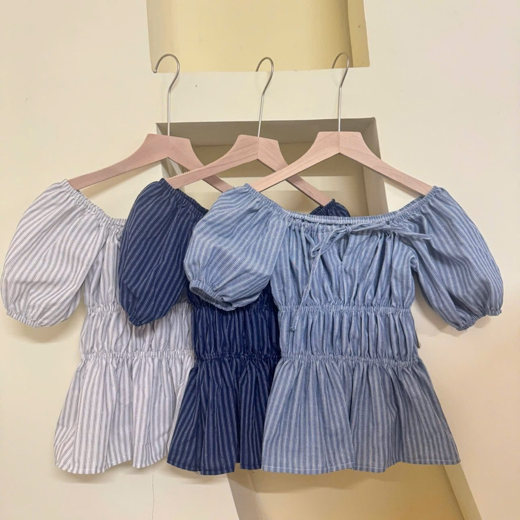 Áo Babydoll Dáng Rộng thắt nơ tay bồng tôn dáng cho nữ m6004 | BigBuy360 - bigbuy360.vn
