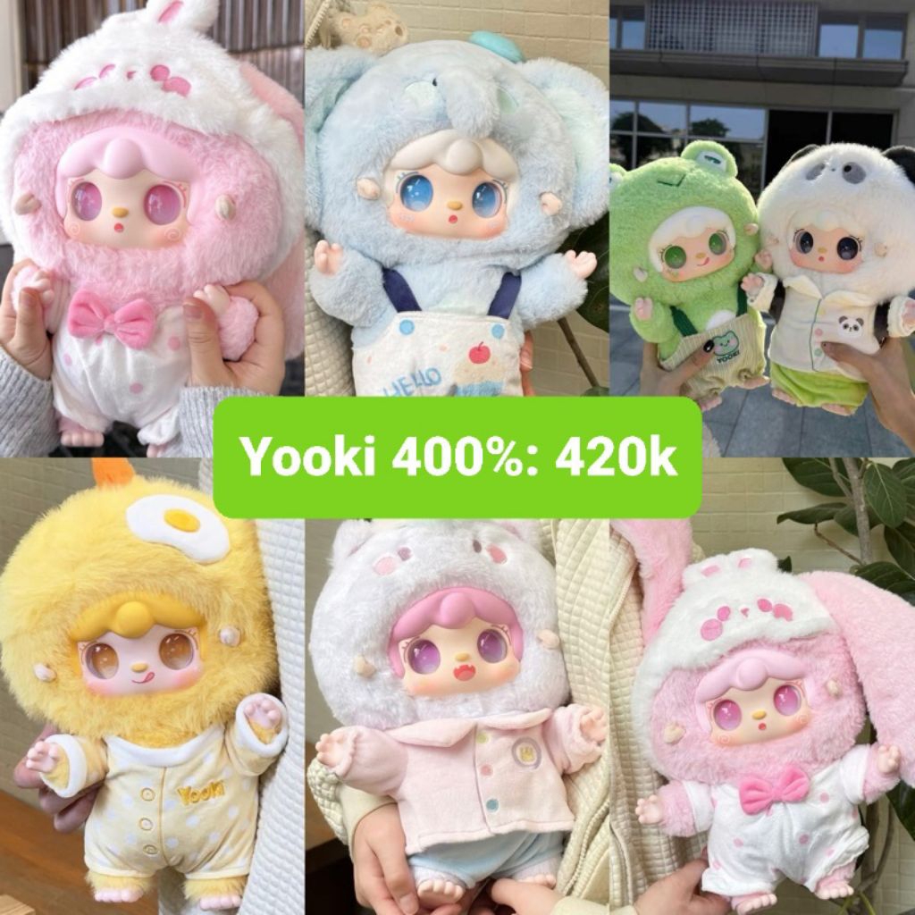 hộp mù blindbox Yooki 400%