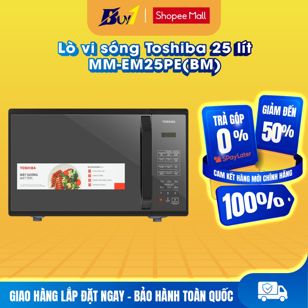 MM-EM25PE(BM) - Lò vi sóng Toshiba MM-EM25PE(BM) 25 lít - Hàng chính hãng