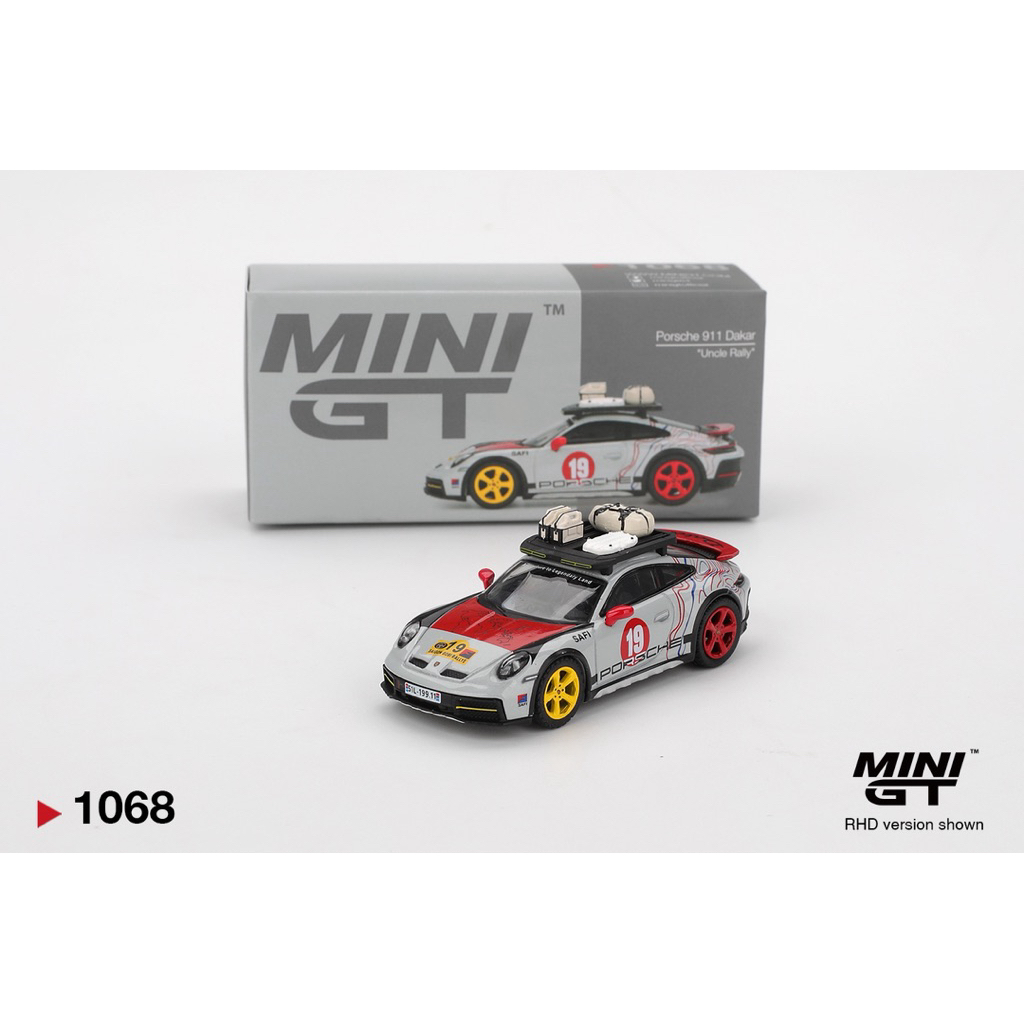 Mô hình xe MINI GT MGT01068 Porsche 911 Dakar “Uncle Rally” 1/64