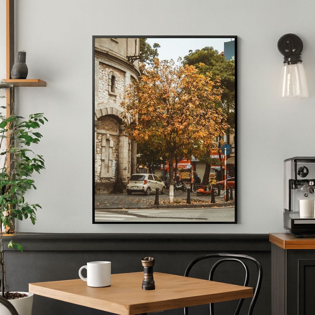 Tranh Canvas Treo Tường Phong Cảnh Hà Nội HH190 - Tranh Decor, Trang Trí Phòng Khách, Phòng Ngủ, Hom