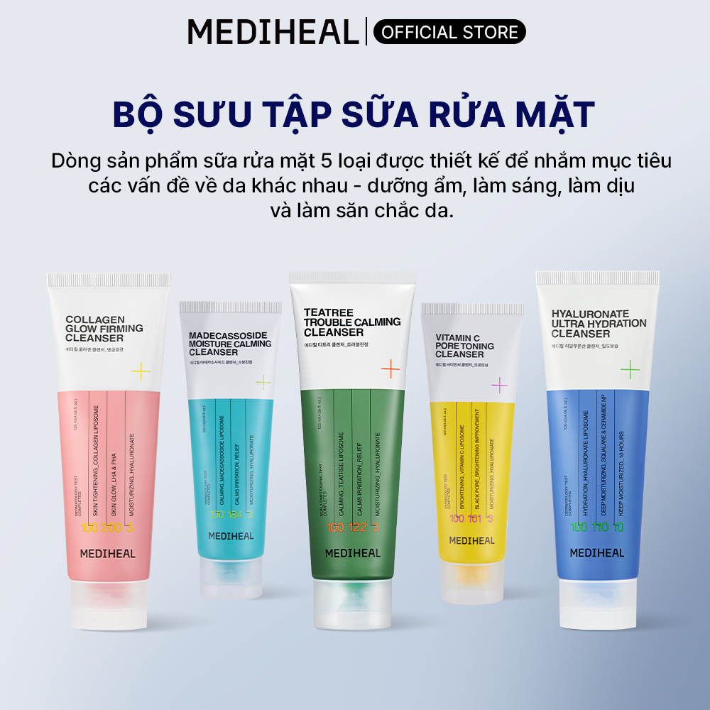 Mediheal Bộ Sưu Tập Sữa Rửa Mặt Dành Cho Mọi Loại Da 120ml