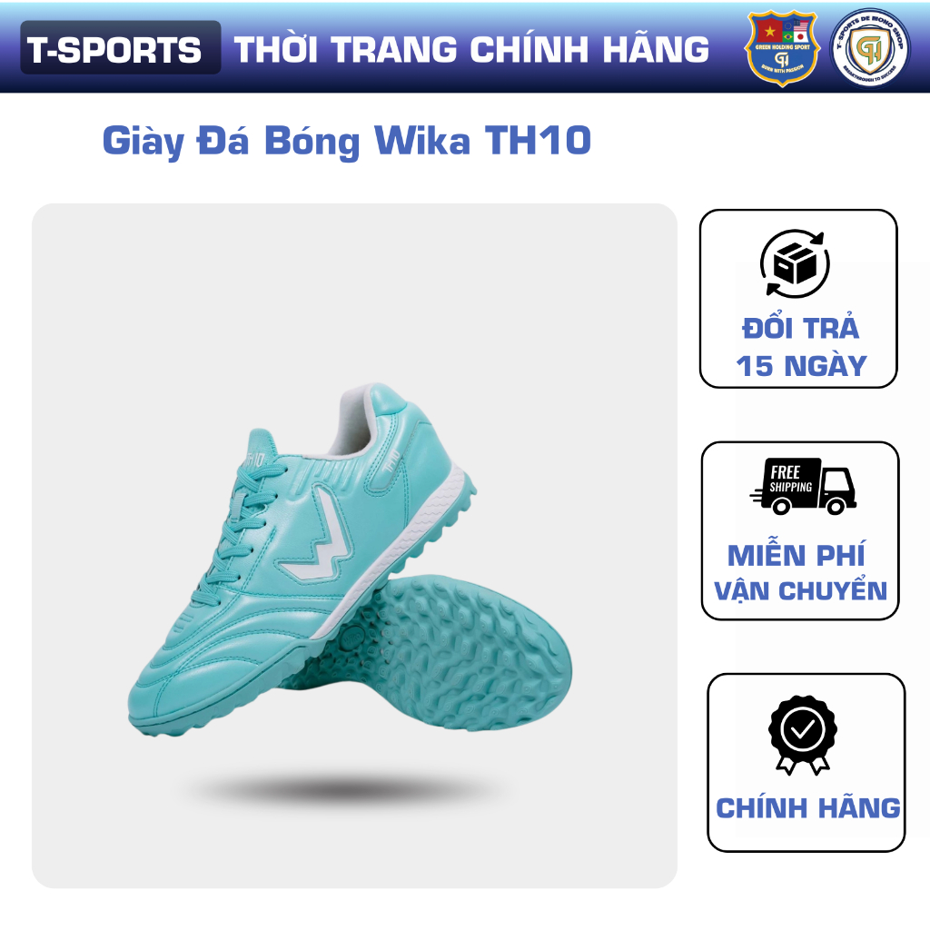 Giày Đá Bóng Wika TH10-  Carbon/PU Cao Cấp, Kiểm Soát Tốt