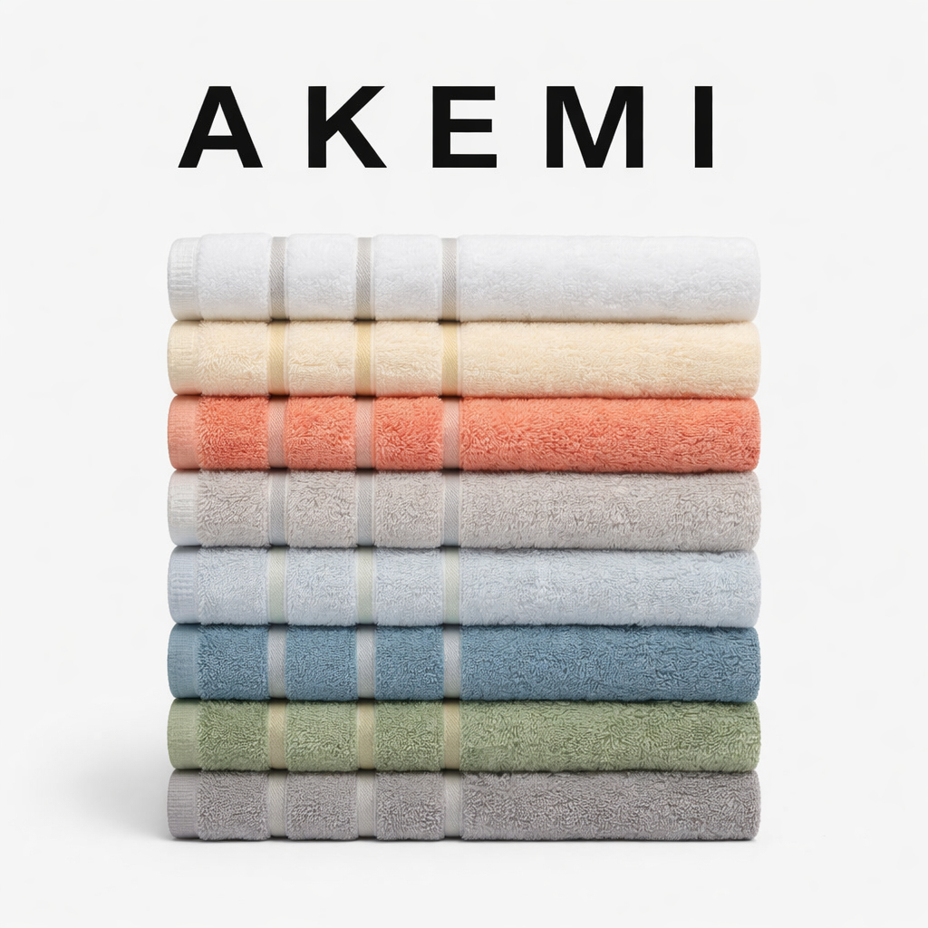 Khăn tắm AKEMI  Freshup Drytech Siêu Thấm Hút 100% Cotton 850gsm