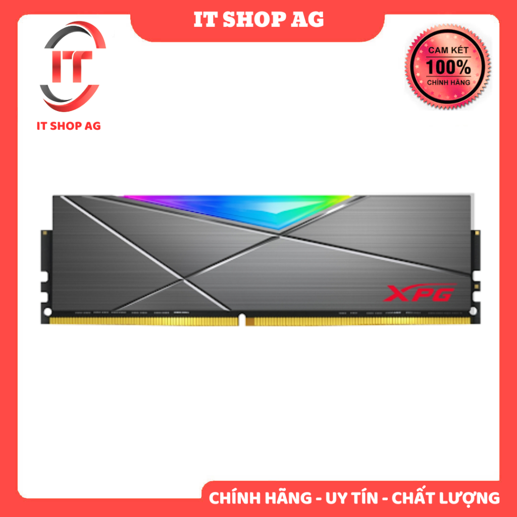 Ram Adata Spectrix D50 RGB 16GB (1x16GB) DDR4 3200Mhz Chính hãng phân phối