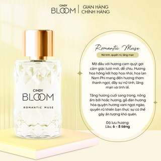 Combo 2 Nước Hoa CINDY BLOOM Aroma Flower + Romantic Muse 30ml/chai
