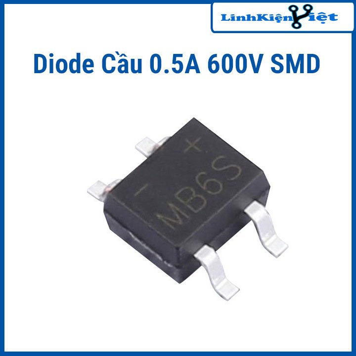 Sản phẩm Diode Cầu 0.5A 600V SMD