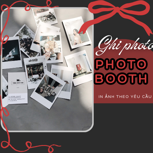 In ảnh Photobooth chất lượng cao theo yêu cầu kích thước 5x15cm, ảnh photobooth photostrip theo sẵn 