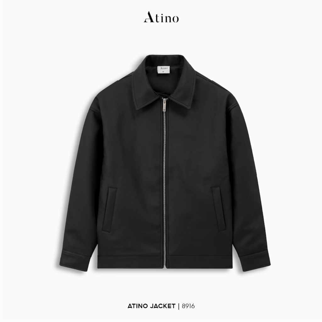 Áo Jacket Da ATINO Da PU BASIC, Elegant  1.8916