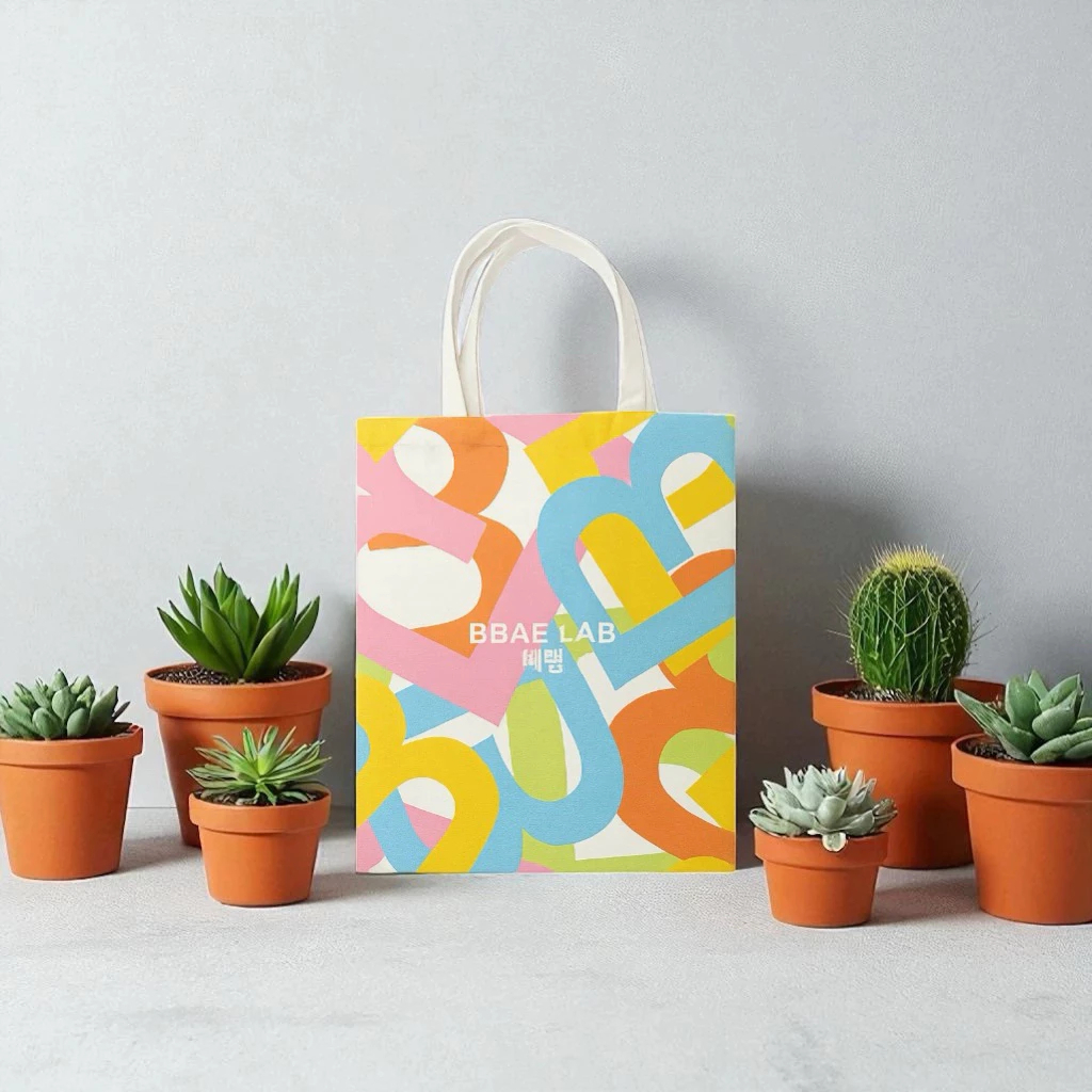 Túi tote vải bố canvas Balporo BBae Lab Hàn Quốc chính hãng - Be Nice