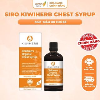 Siro Ho Đẩy Đờm Kiwiherb Children's Organic Chest Syrup 100ML