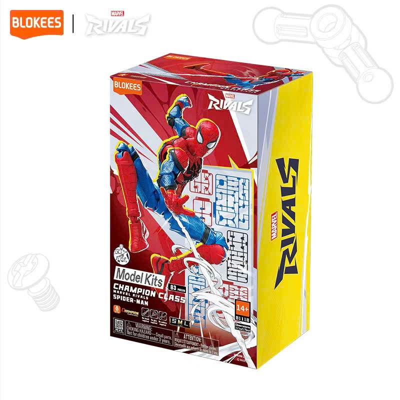 Mô Hình Marvel - Rivals-Champion Class 06 - Spider man - Blokees - EM12