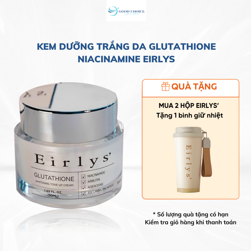 Kem dưỡng da nâng tone, dưỡng trắng da Eirlys'