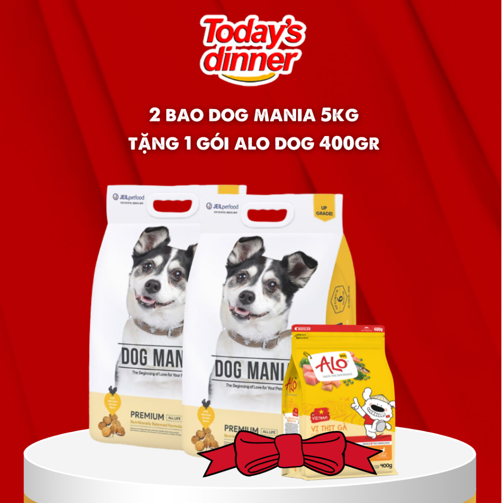 [5KG] DOG MANIA PREMIUM - Thức ăn hạt khô cho chó mọi lứa tuổi Dog Mania PREMIUM