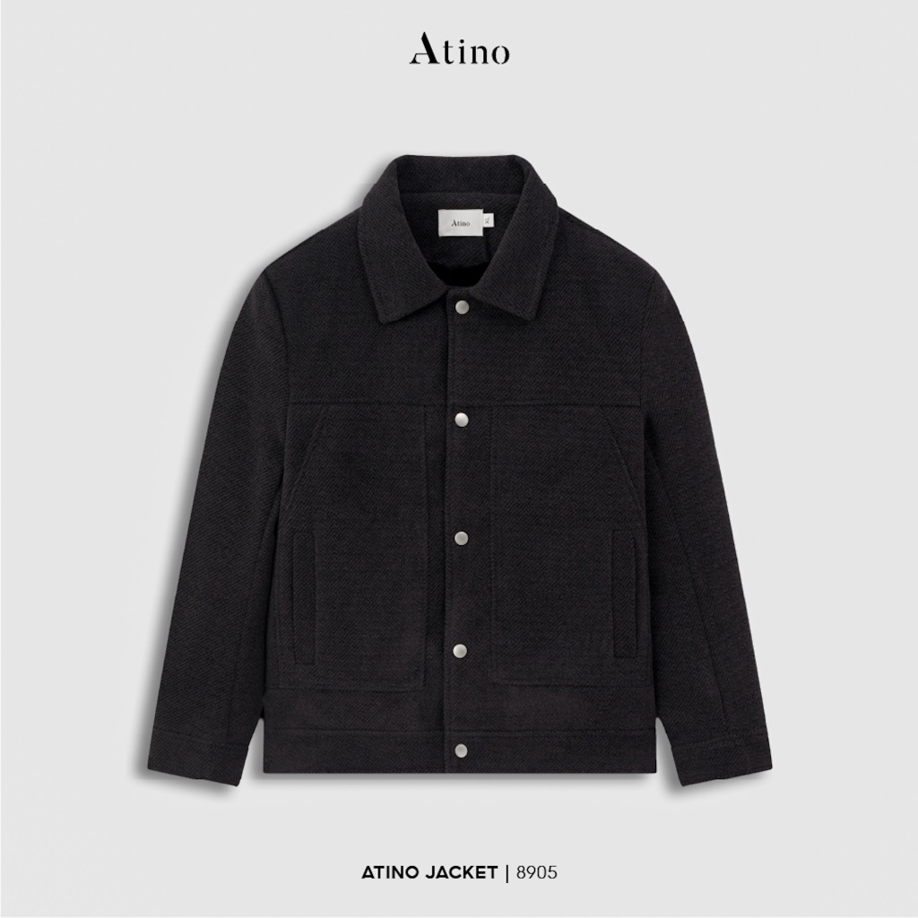 Áo Jacket ATINO Chất Dạ Cao Cấp, Lót Lông Thỏ 2.8905