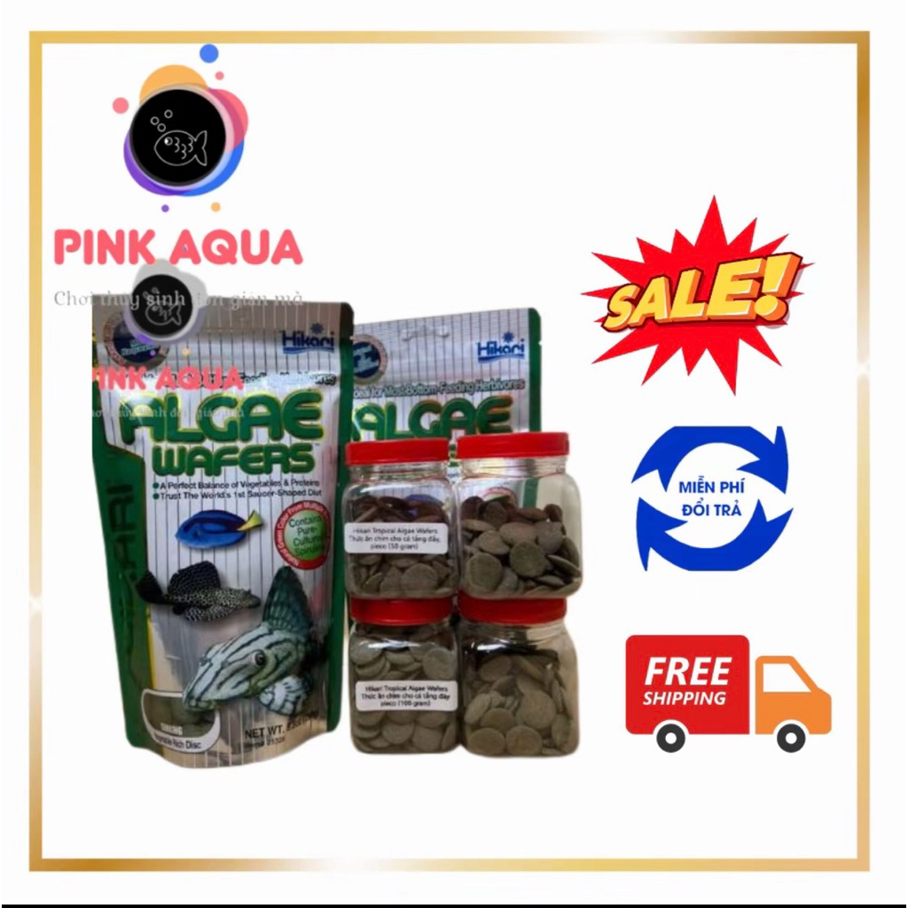 Thức ăn cho cá Pleco Hikari Tropical Algae Wafers