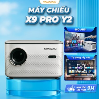 Máy Chiếu Mini Yamazaki X9 PRO Y2 Cao Cấp Với Độ Phân Giải FULL HD Sử Dụng  Androi TV 12 Với Độ Sáng 680 Ansi