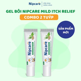 [Mới] Combo 2 tuýp Gel bôi Nipcare Mild Itch Relief 15g- Giảm ngứa, dịu da cho bé