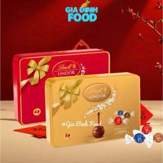 Hộp Quà Socola Lindt Lindor Milk/ Assorted - Hộp sắt 150g