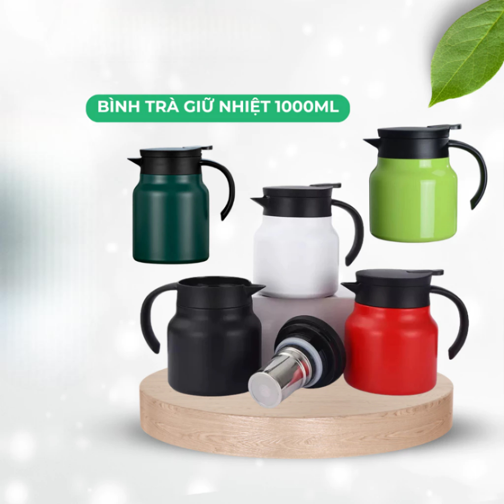 [Top Value] Bình Trà Giữ Nhiệt TUIDO SHOP Ấm pha trà giữ, Giữ Nhiệt 12 Tiếng Có Bộ Lọc Trà