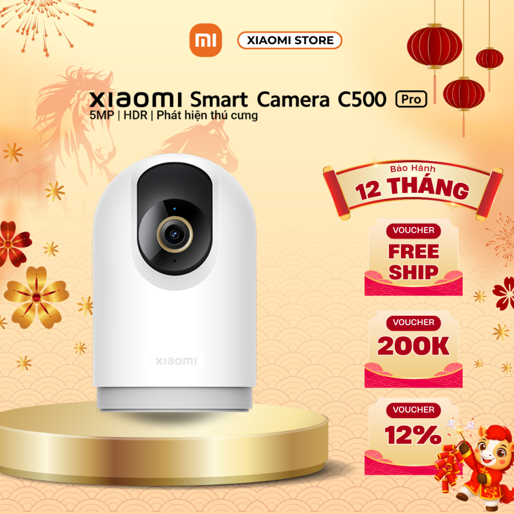 Camera an ninh Xiaomi C500 Pro độ phân giải 5MP, công nghệ HDR - Chính Hãng Bảo Hành 12 Tháng