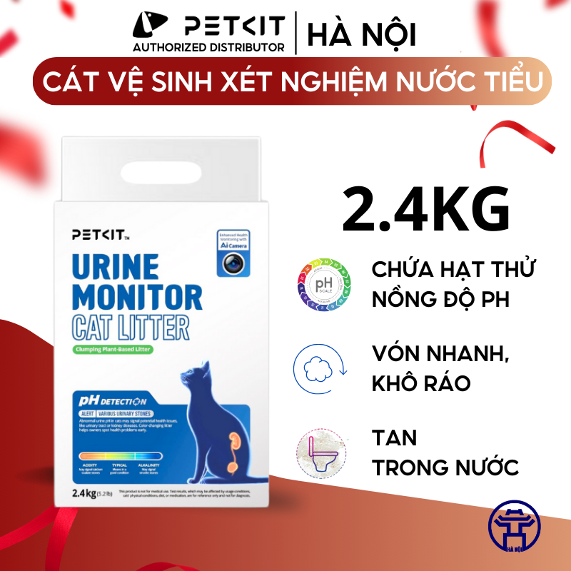 Cát vệ sinh cho mèo, cát mèo, cát mèo vệ sinh kiểm tra ph nước tiểu mèo Petkit