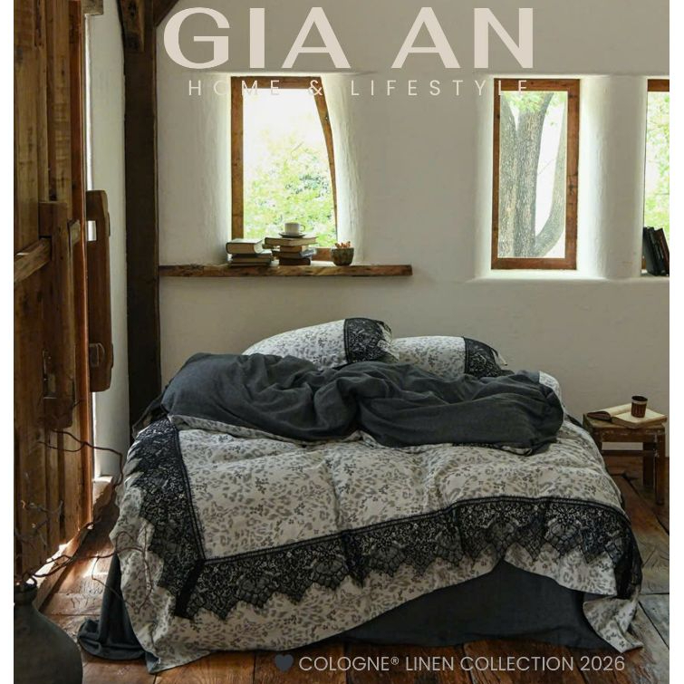 🖤COLOGNE®LINEN COTTON COLLECTION 2025 giấc ngủ mộc mạc mang phong cách cổ điển giữa vùng đồng quê ch