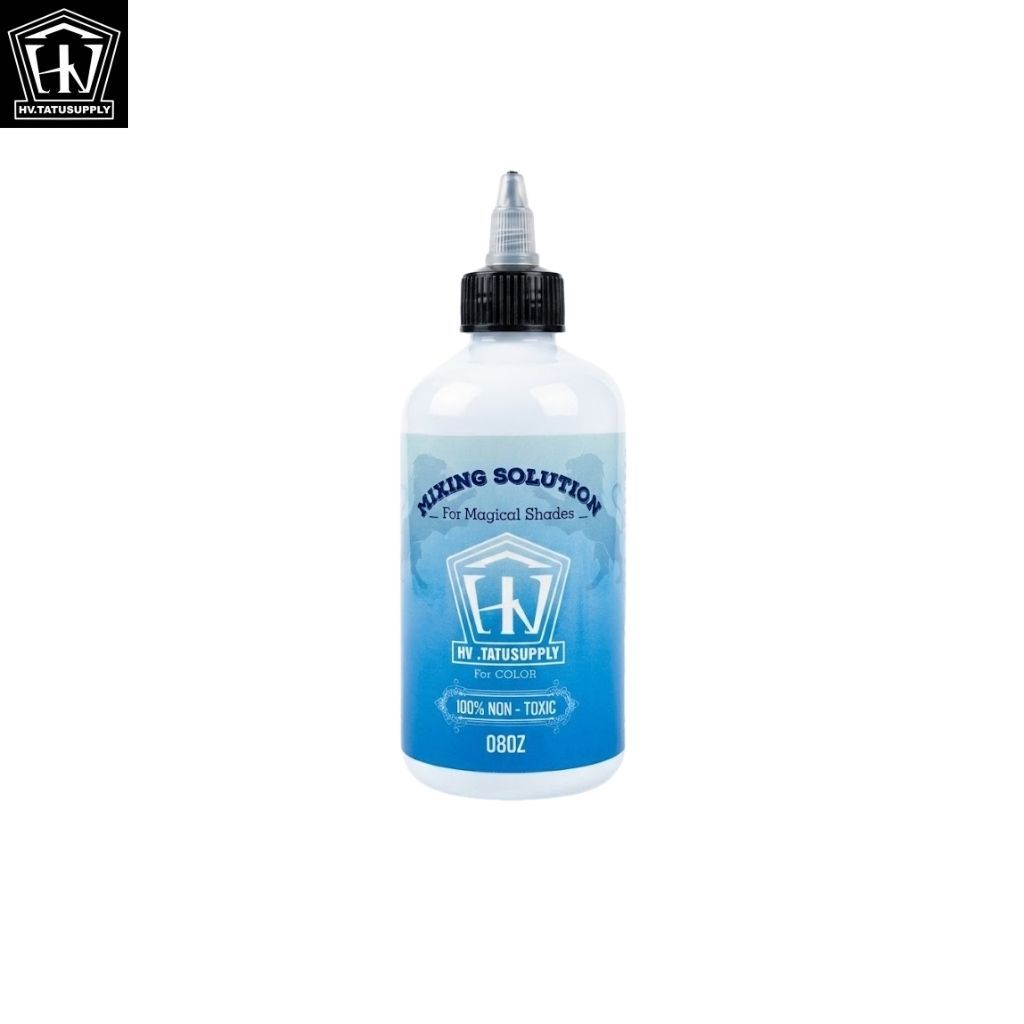 Nước Pha Mực Xăm HV TATUSUPPLY 08OZ - Dung Dịch Kích Màu, Giúp Mực Tươi Sáng, Bền Màu