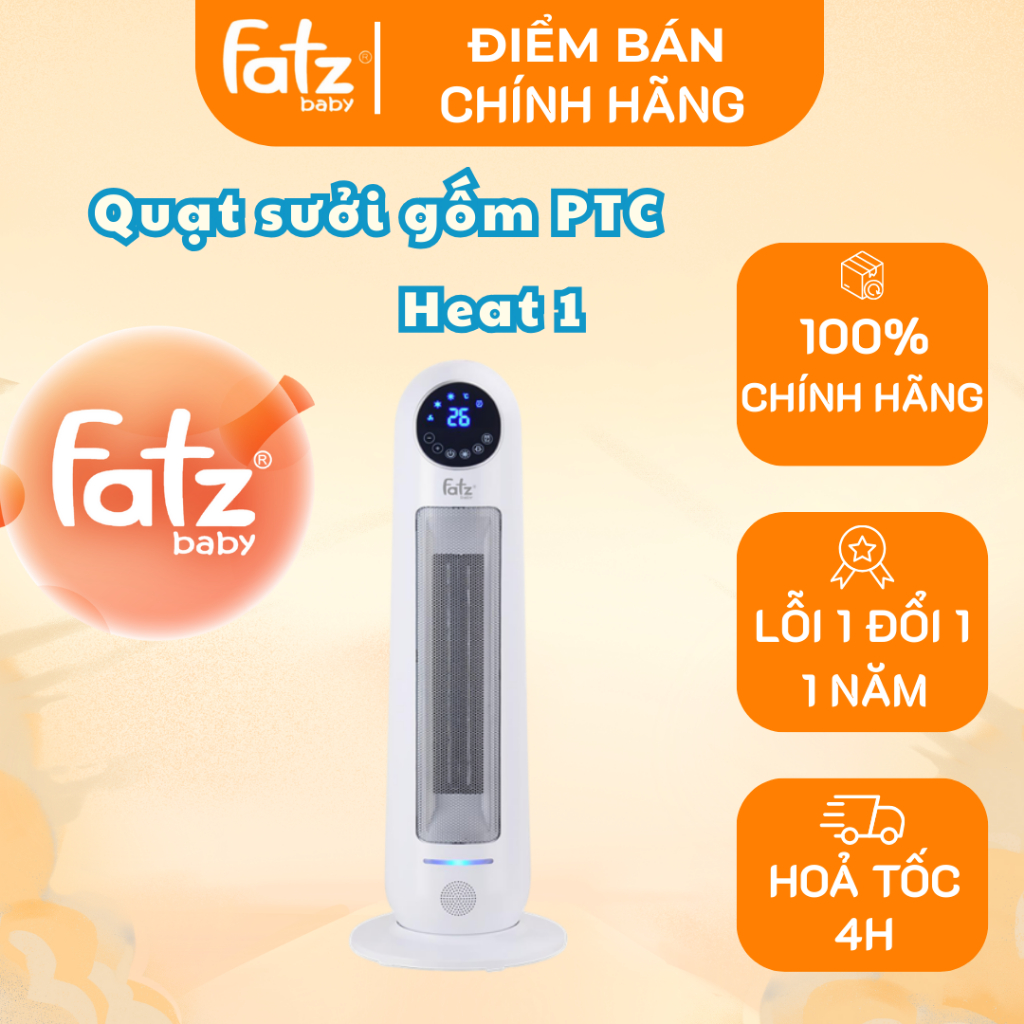 Fatz Baby Chính Hãng - Quạt Sưởi Bằng Công Nghệ Gốm PTC – HEAT 1