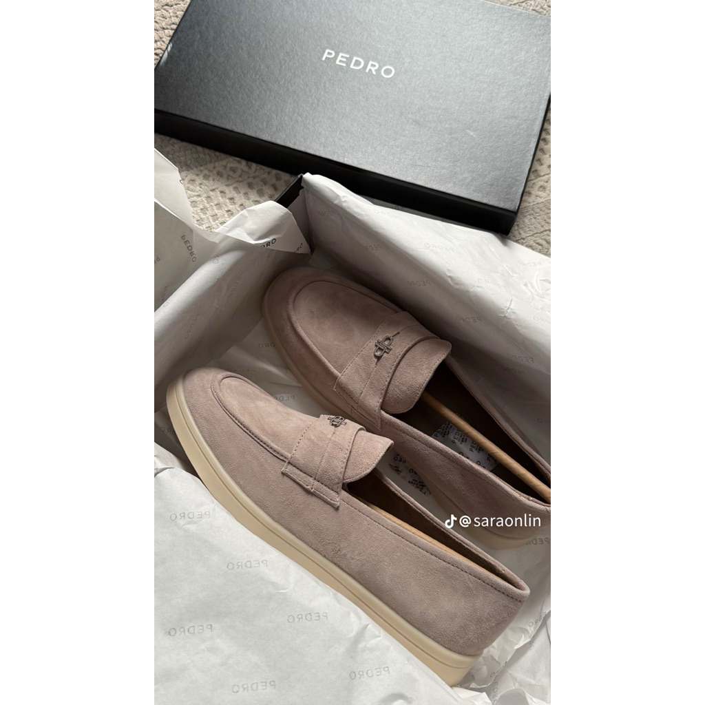 [AUTH] Giày PEDRO Suede Driving Shoes - PW1-66210002 chính hãng