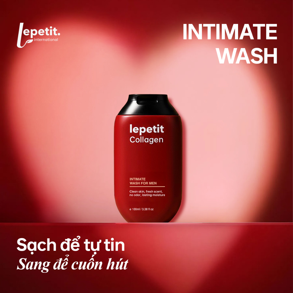 Dung dịch vệ sinh Nam giới Lepetit Collagen gel vệ sinh nam 100ml