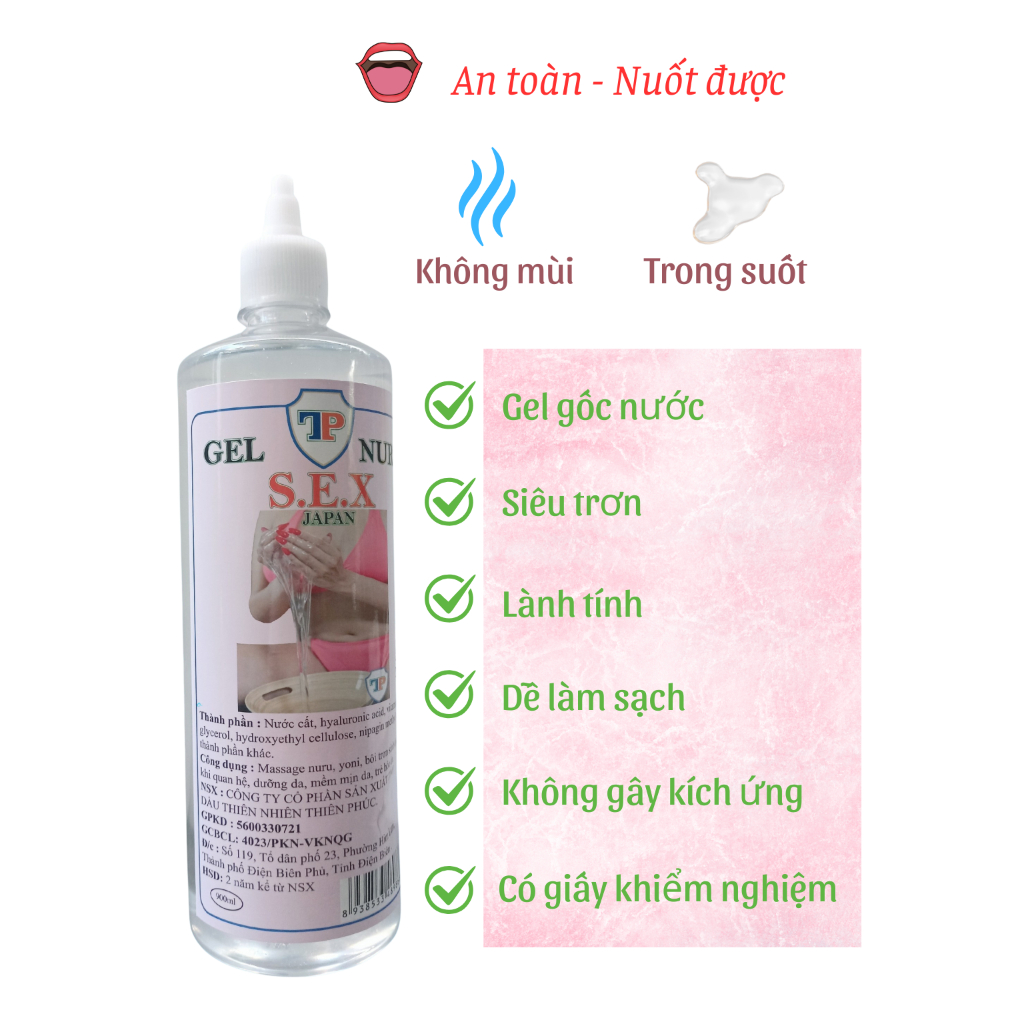 Massage Yoni, Nuru toàn thân siêu trơn VIP ( có che tên )